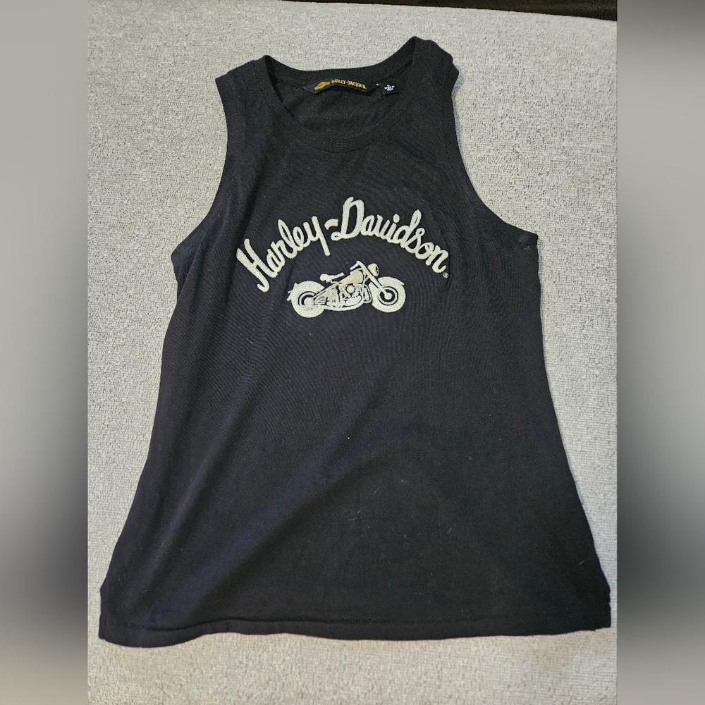 Harley Davidson Small Embroidered Script Tank (96292-20VW/000S)